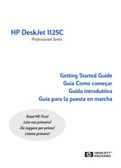 HP Professional DeskJet 1125C Guía Para La Puesta En Marcha