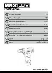 Max Pro MPCD12VDQFLi/2 Manual Del Usuario