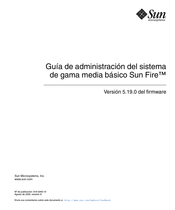 Sun Microsystems Sun Fire Guía De Administración