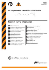 Ingersoll Rand 04585006 Información De Seguridad Sobre El Producto