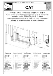 CAME CAT Serie Manual De Usario