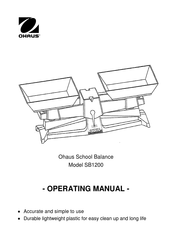 OHAUS SB1200 Manual Instrucciones