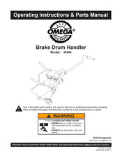 Omega Lift Equipment 46000 Manual De Piezas E Instrucciones De Funcionamiento