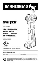 Hammerhead SWITCH HHS1200 Manual De Instrucciones