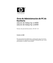 HP Invent xw4000 Guía De Administración