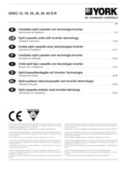 York EKKC 12 D Instrucciones De Instalación