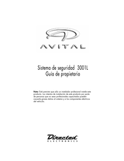 Avital 3001L Guía De Propietario