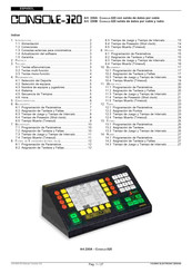 Favero Electronics CONSOLE-320 Manual De Instrucciones