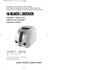 Black and Decker FryMate DF400 Instructivo De Servicio