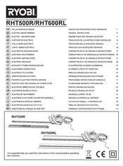 Ryobi RHT500R Manual Del Usuario