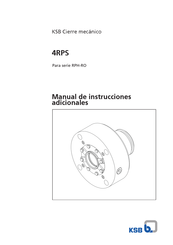 KSB RPH-RO Serie Manual De Instrucciones Adicionales