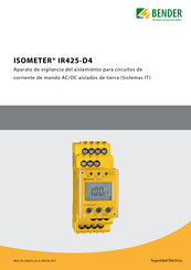 Bender ISOMETER IR425-D4 Guia De Inicio Rapido