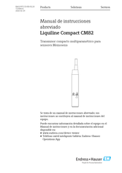 Endress+Hauser Liquiline Compact CM82 Manual De Instrucciones Abreviado
