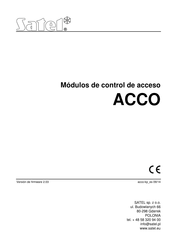 Satel ACCO Manual Del Usuario