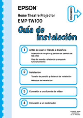 Epson EMP-TW100 Guia De Instalacion