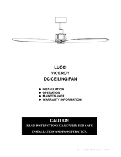 LUCCI VICEROY Manual De Instrucciones