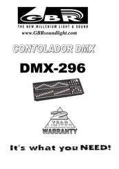 GBR DMX-296 Manual De Instrucciones