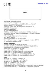 Glomex weBBoat 4G Plus Manual Del Usuario E Instalación