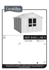 Grosfillex ABRI BASIC LINE 8 Manual De Instrucciones