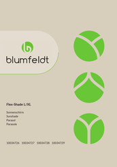 Blumfeldt Flex-Shade L Manual De Instrucciones
