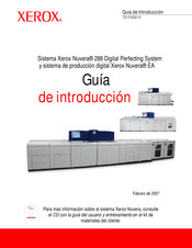 Xerox Nuvera 288 Guía De Introducción