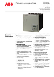 ABB REL316*4 Manual Del Usuario