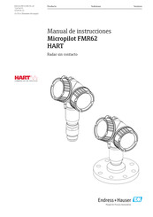 Endress+Hauser Micropilot FMR62 HART Manual De Instrucciones