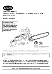 Scotts LCS31440S Manual Del Operador