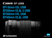 Canon EF300mm F4L USM Instrucciones