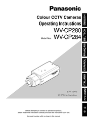 Panasonic WV-CP284 Instrucciones De Uso