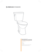 American Standard POWERCLEANSE Instructivo De Instalación