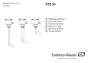 Endress+Hauser FTE30 Manual Del Usuario
