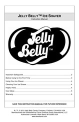 West Bend Jelly Belly JB15335 Manual De Instrucciones Y Utilización