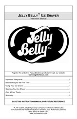 Focus Electrics Jelly Belly Manual De Instrucciones