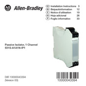 Allen-Bradley 931S-A1A1N-IP1 Hoja Adicional