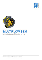 ELTA FANS MULTIFLOW SEM 150/2-1AC Manual Del Usuario