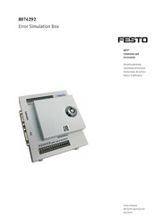 Festo 8074292 Instructions De Service