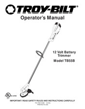 Troy Built TB55B Manual Del Operador