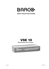 Barco VSE10 R9828519 Manual De Usuario