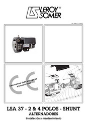 Leroy-Somer LSA 37 Manual De Instalación Y Mantenimiento