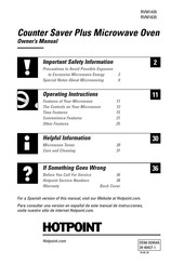 Hotpoint RVM1635 Manual Del Usuario