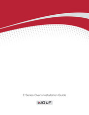 Wolf E Serie Manual Del Usuario