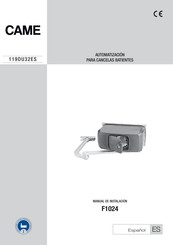CAME F 1024 Manual De Instalación