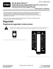 Toro Sonic Boom 41218 Instrucciones De Instalación