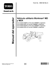 Toro Workman MD Manual Del Operador