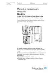 Endress+Hauser Liquiline CM442R Manual De Instrucciones Abreviado
