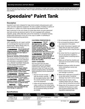 Speedaire 1ZMG5 Manual De Instrucciones De Operación Y Lista De Partes