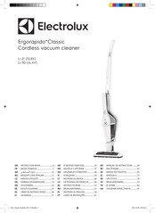 Electrolux ergorapido Li-21 Libro De Instrucciones