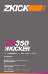 Kicker ZK350 Manual Del Propietário