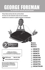 George Foreman GR236CTR Instructivo De Uso